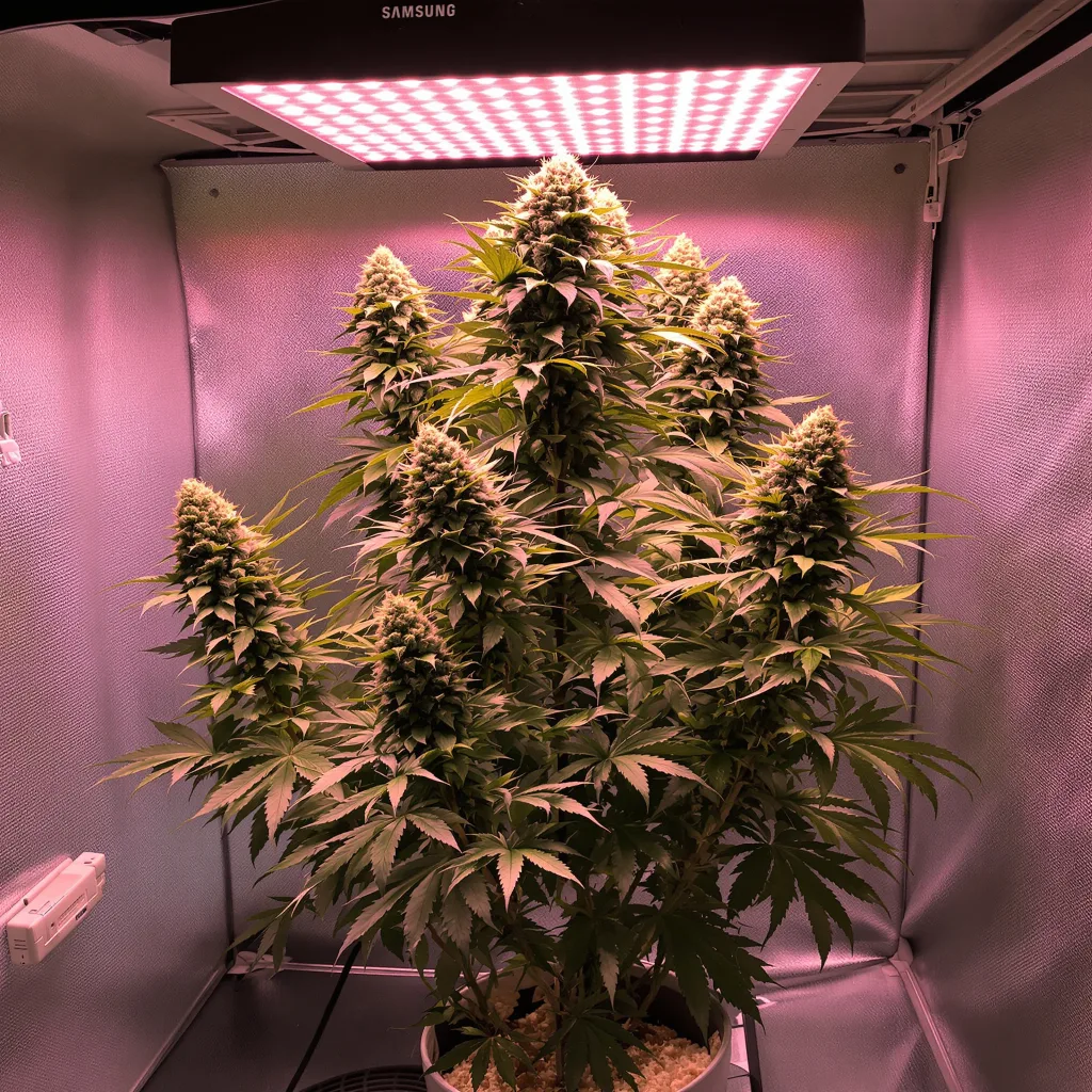 Planta de cannabis Lemon Skunk en fase de floración — 120-180 cm feminizada