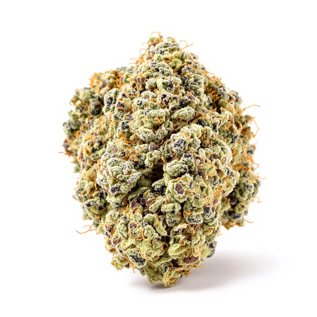 Lemon Thai 60% indica / 50% sativa — flor con tricomas visibles