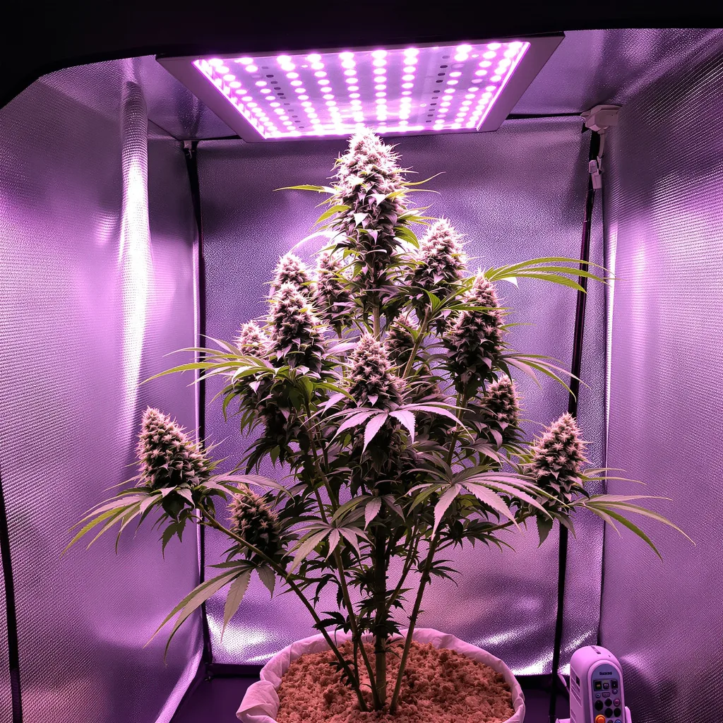 Planta de cannabis Longbottom Leaf en fase de floración — 120-180 cm feminizada