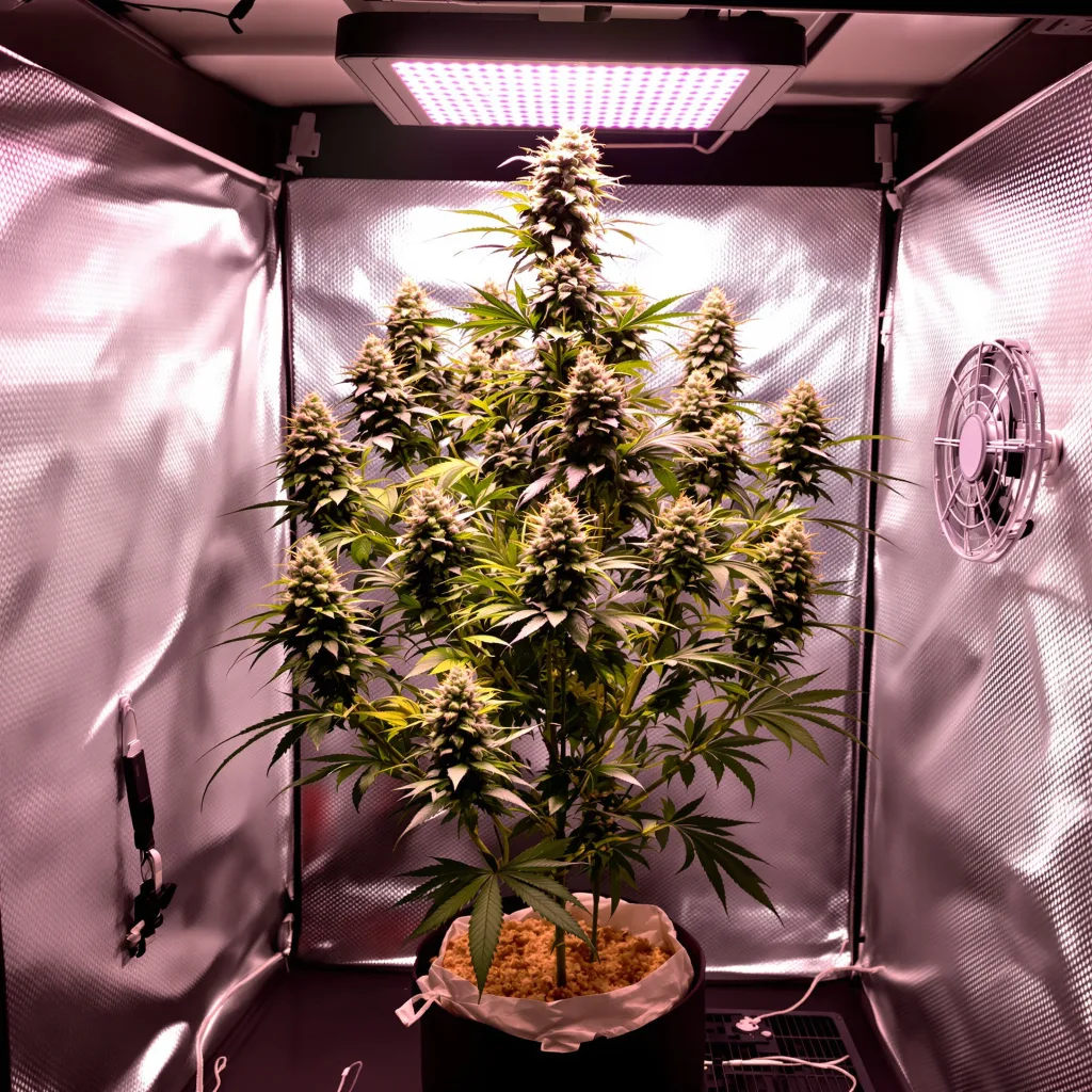 Planta de cannabis Lowryder en fase de floración — 120-180 cm feminizada