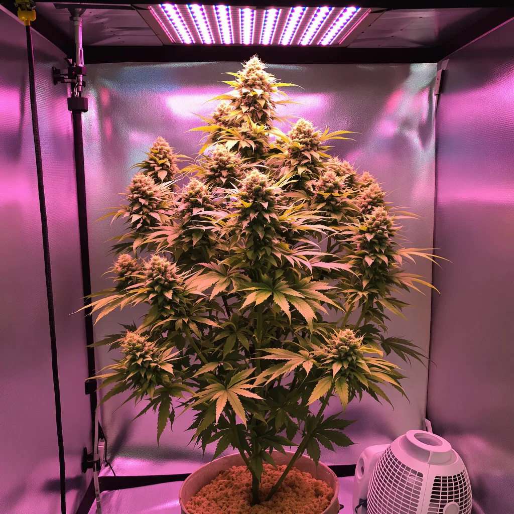 Planta de cannabis LSD en fase de floración — 60-100 cm autofloración