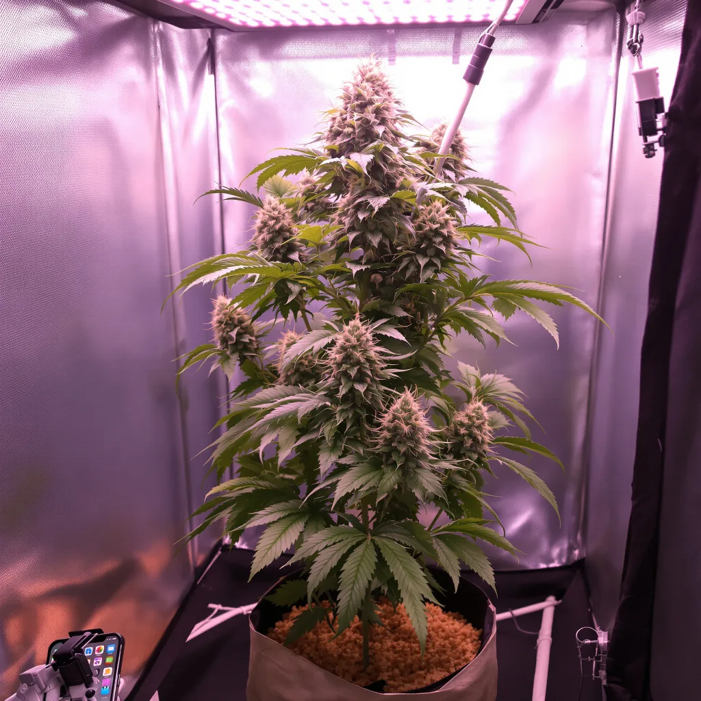 Planta de cannabis Mafia Funeral en fase de floración — 90-130 cm feminizada