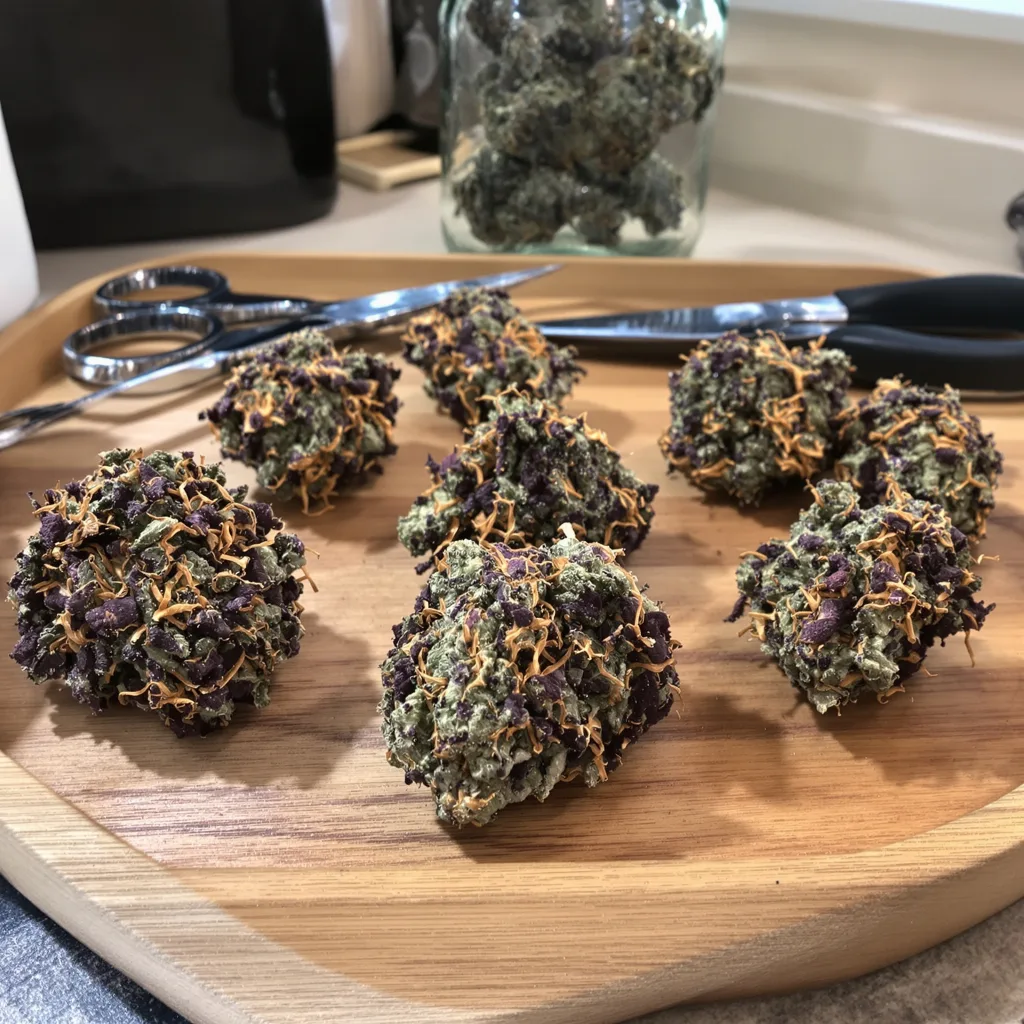 Mag Landrace 81% indica / 19% sativa — flor con tricomas visibles