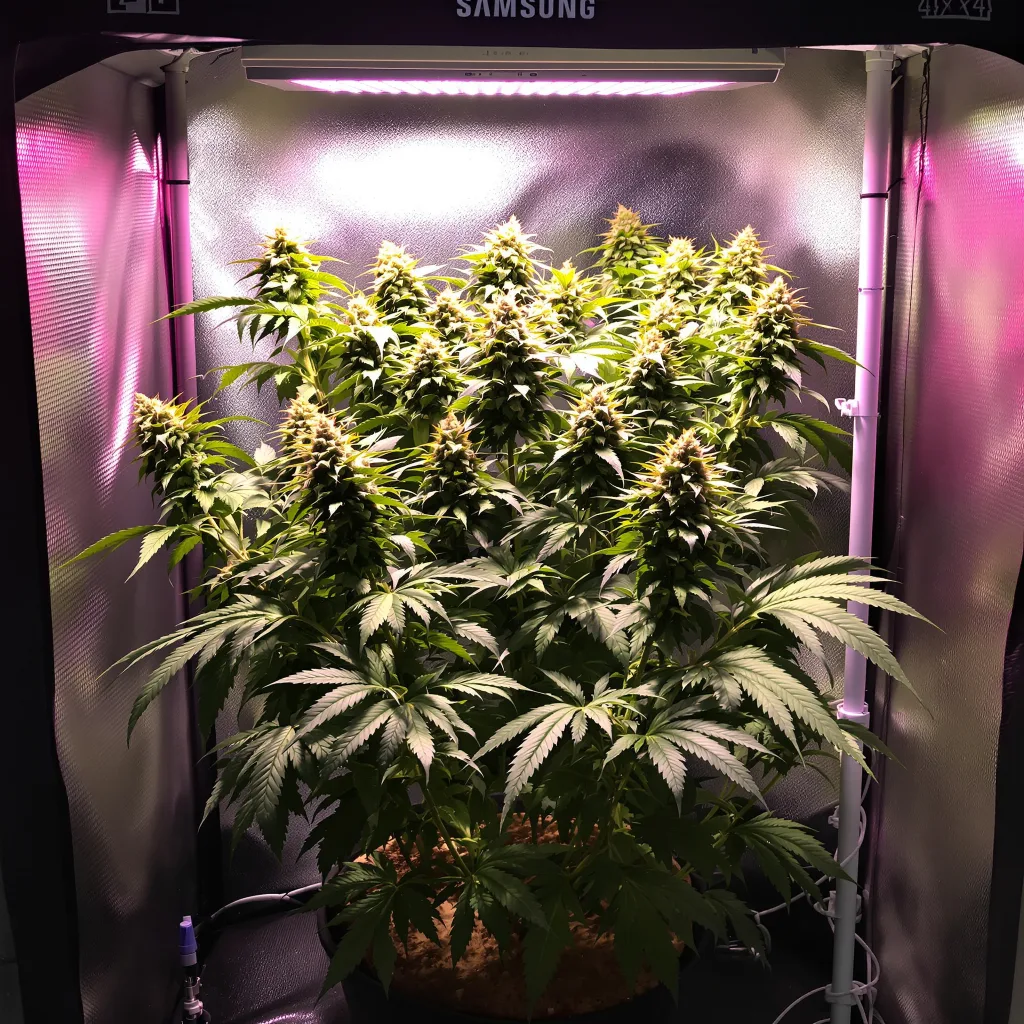 Planta de cannabis Mag Landrace en fase de floración — 90-130 cm feminizada
