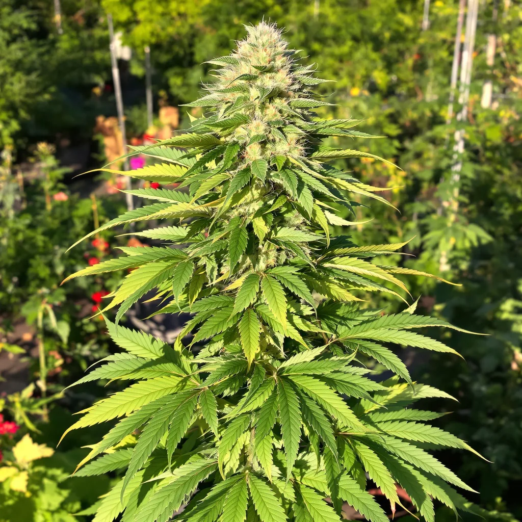Mag Landrace 81% indica / 19% sativa — flor con tricomas visibles