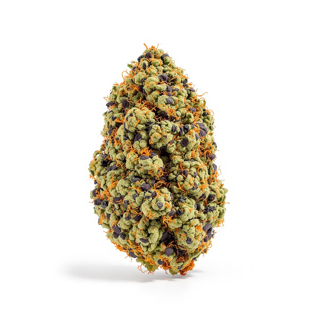 Magic Beans OG 69% indica / 31% sativa — flor con tricomas visibles