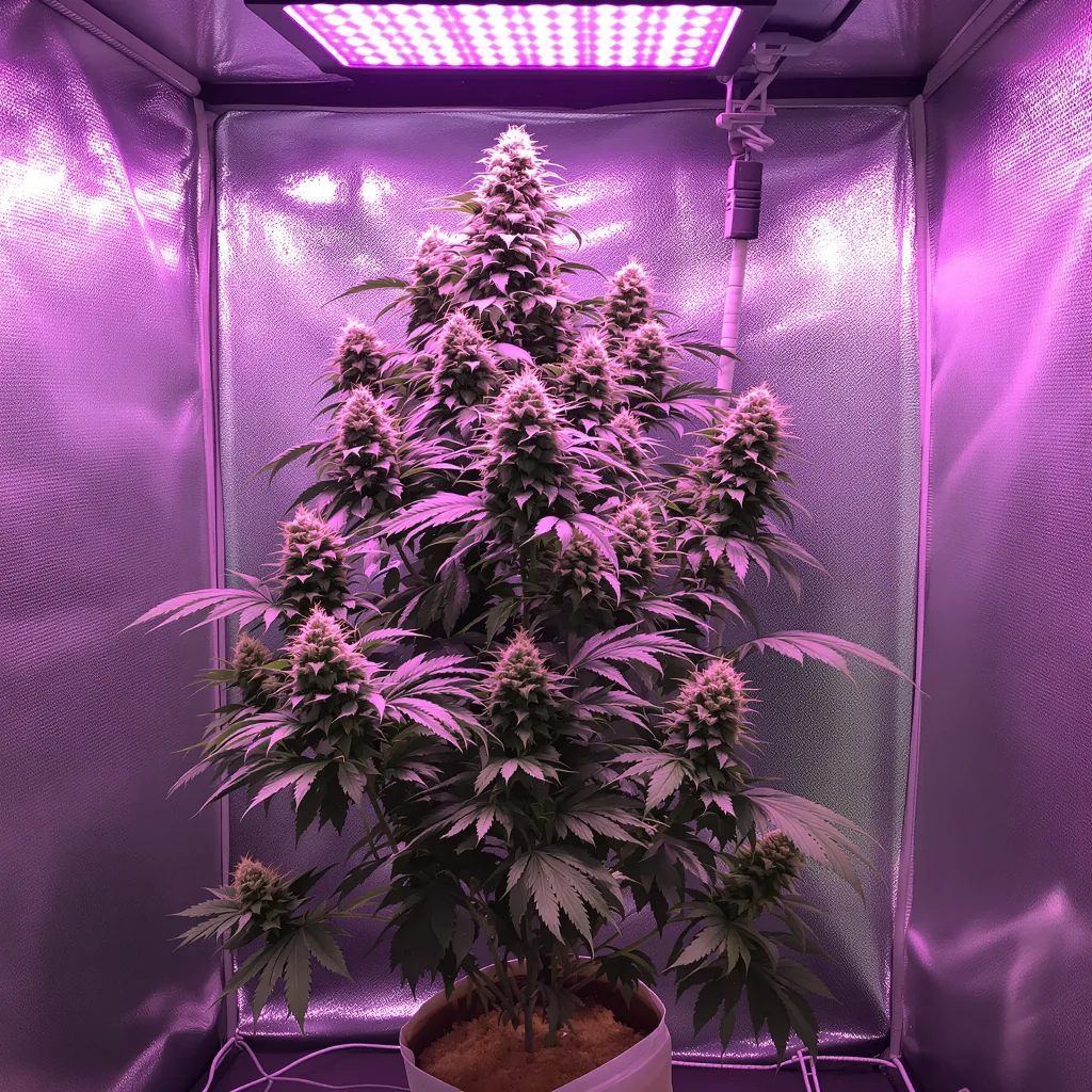 Planta de cannabis Magnum en fase de floración — 60-100 cm autofloración