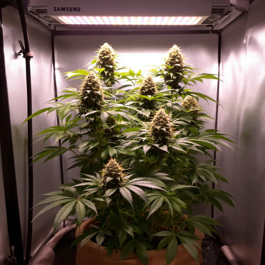 Planta de cannabis Majestic 12 en fase de floración — 90-130 cm feminizada