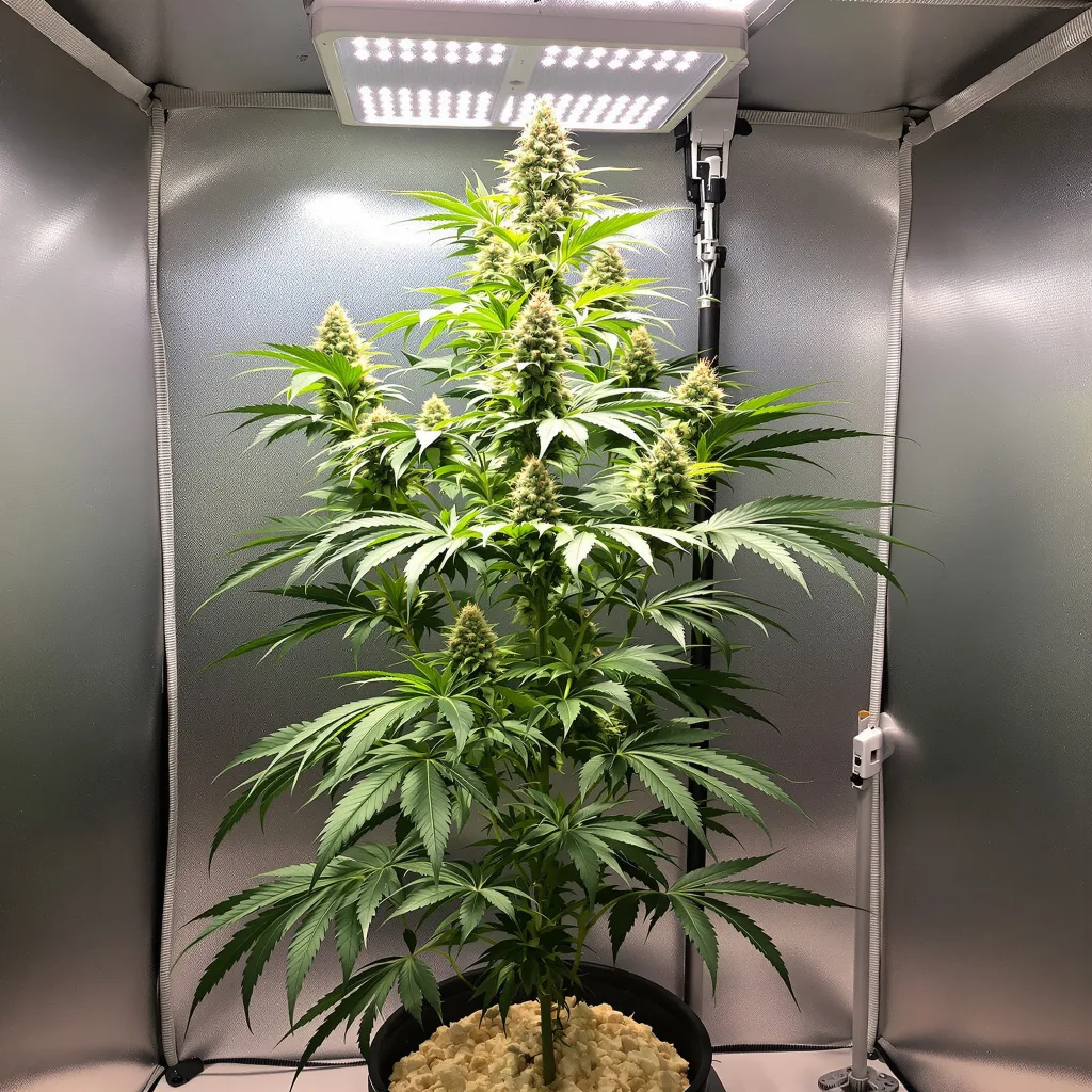 Planta de cannabis Malawi Gold en fase de floración — 150-200 cm feminizada