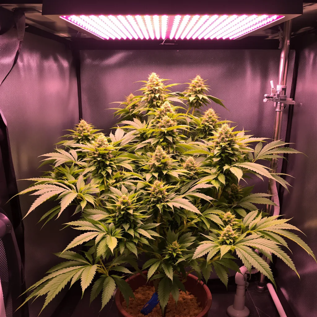 Planta de cannabis Mandarine en fase de floración — 90-130 cm feminizada