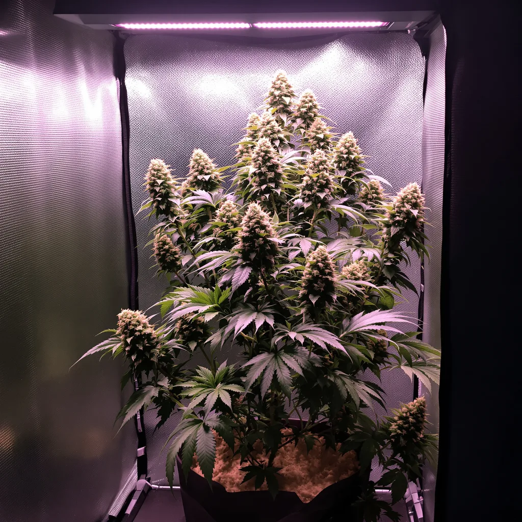 Planta de cannabis Mango Haze en fase de floración — 120-180 cm feminizada