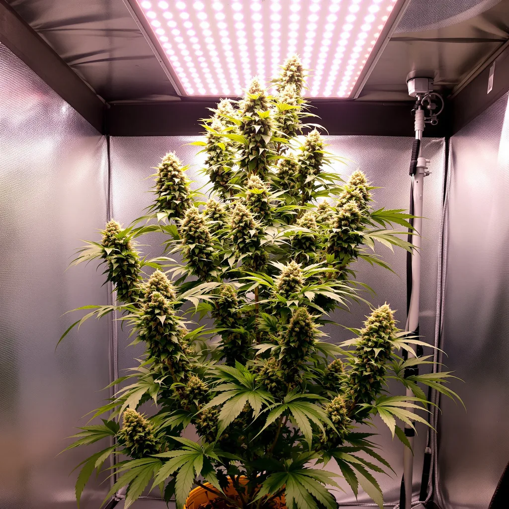 Planta de cannabis Maui Haole en fase de floración — 120-180 cm feminizada