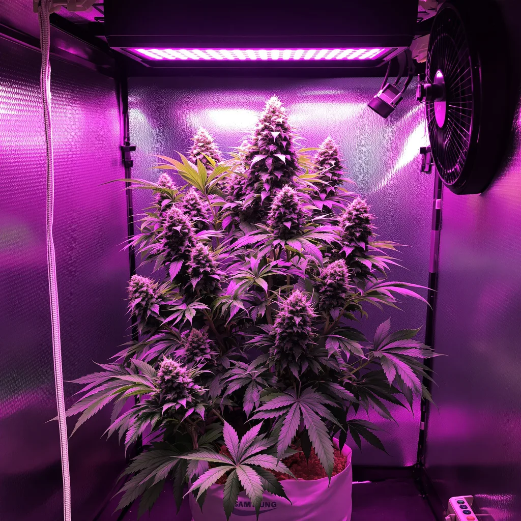 Planta de cannabis Maxi Gom en fase de floración — 120-180 cm feminizada