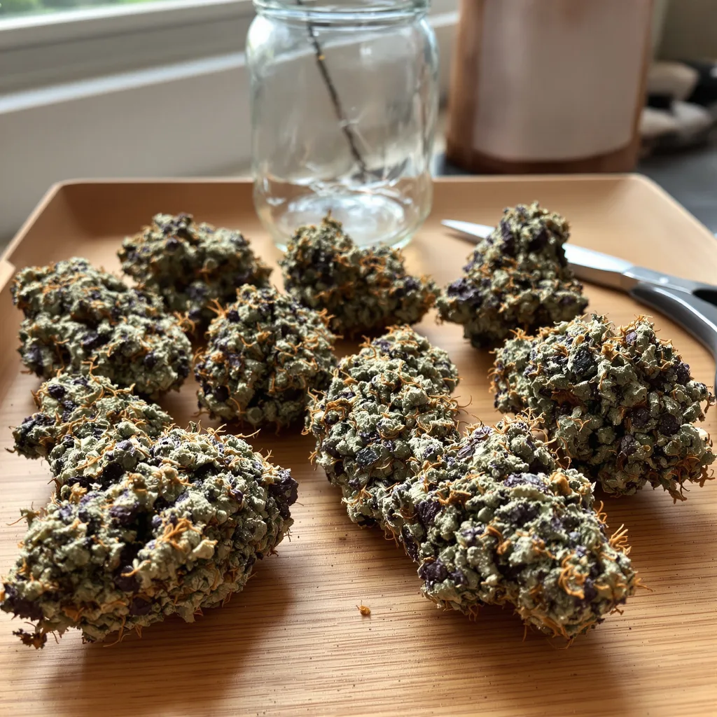 Mazar I Sharif 80% indica / 20% sativa — flor con tricomas visibles
