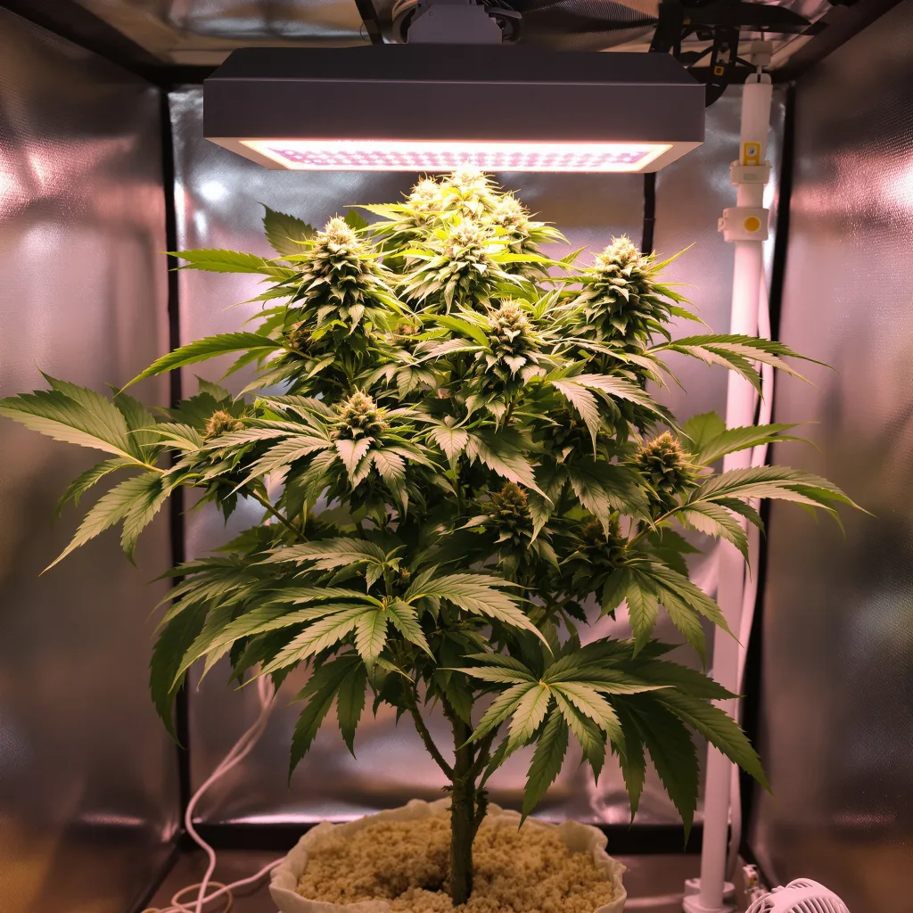 Planta de cannabis Mazar I Sharif en fase de floración — 90-130 cm feminizada