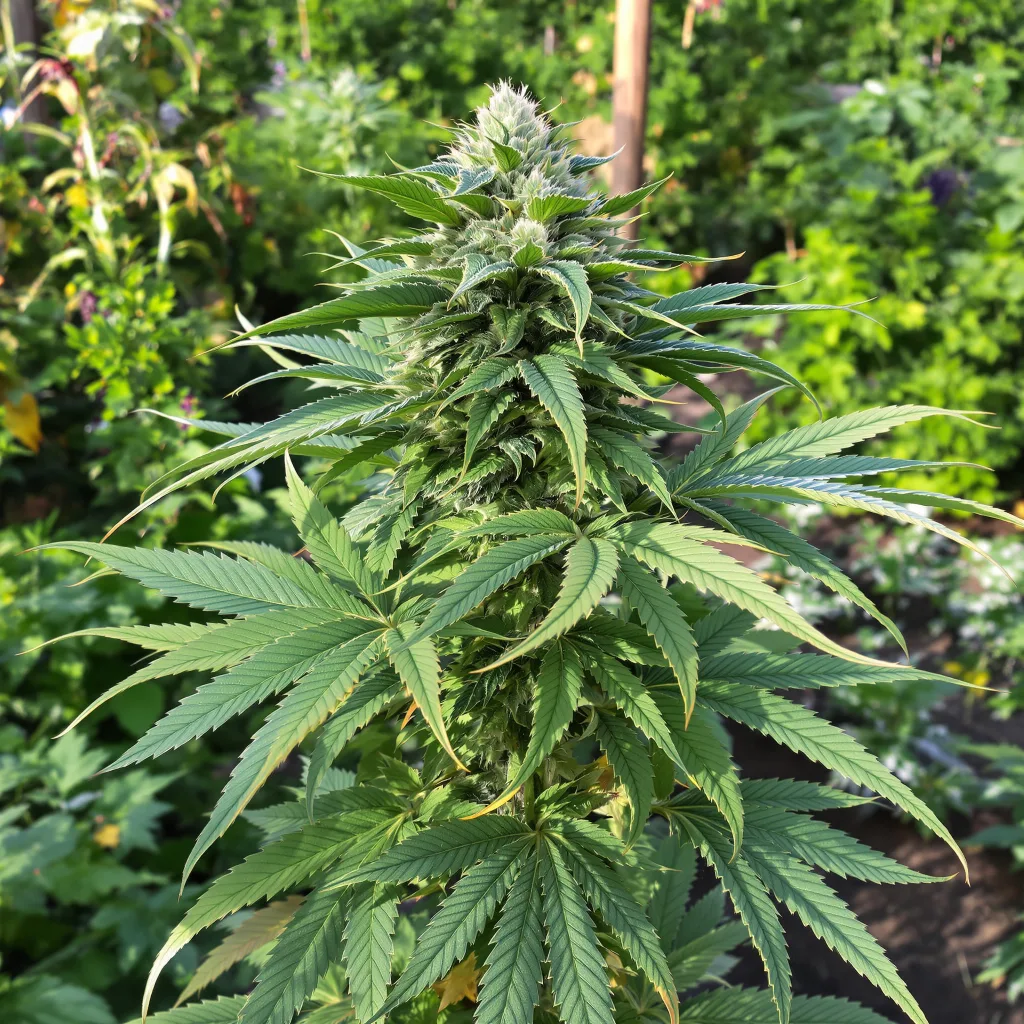 Mazar I Sharif 80% indica / 20% sativa — flor con tricomas visibles