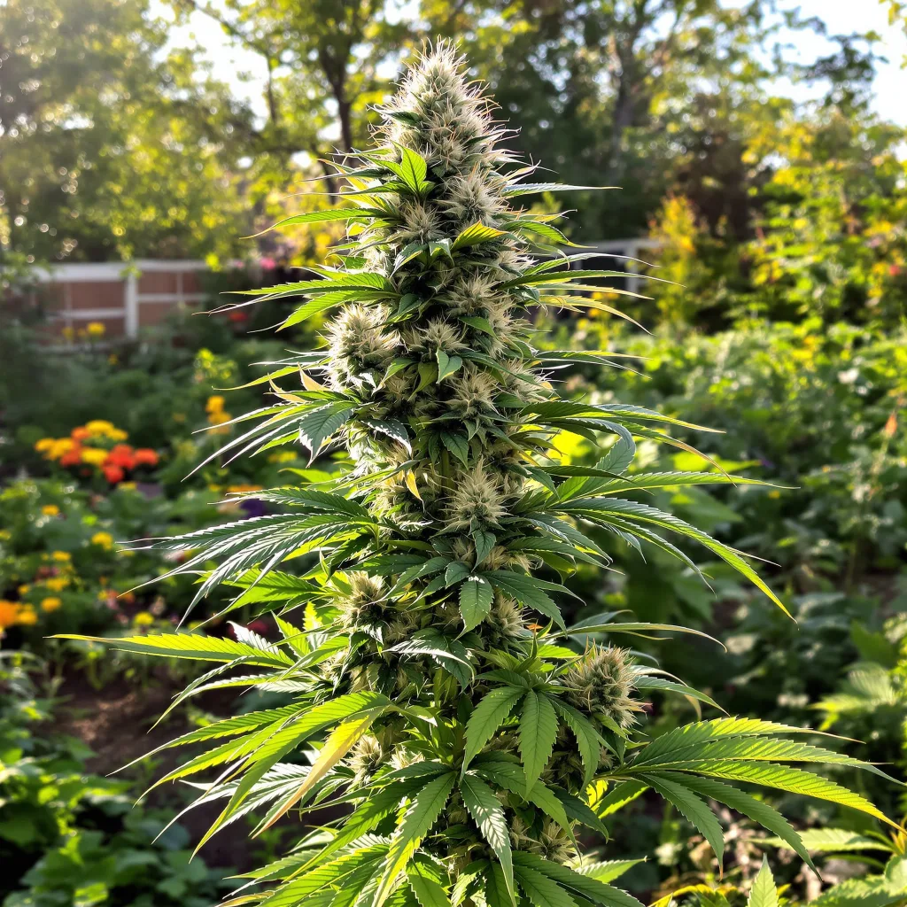 Medibud 60% indica / 40% sativa — flor con tricomas visibles