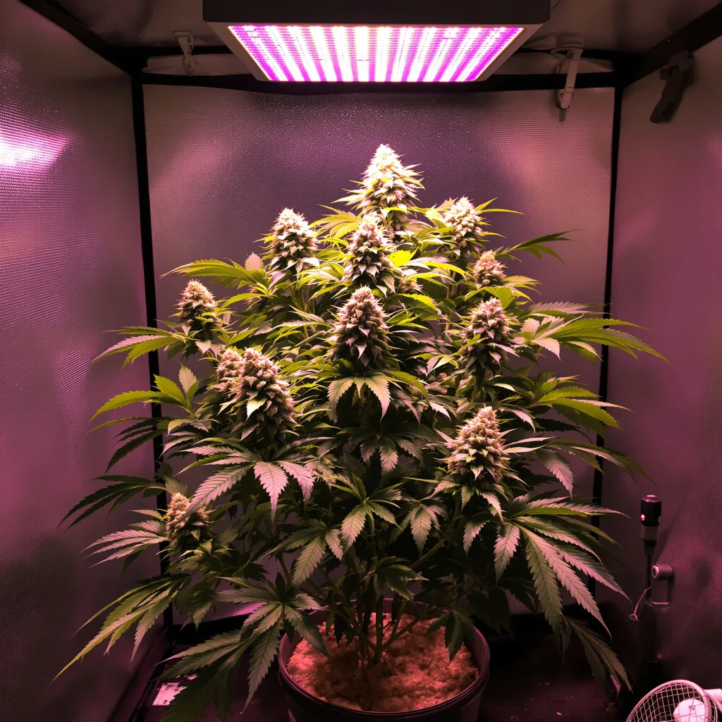 Planta de cannabis Medicine Man en fase de floración — 90-130 cm feminizada