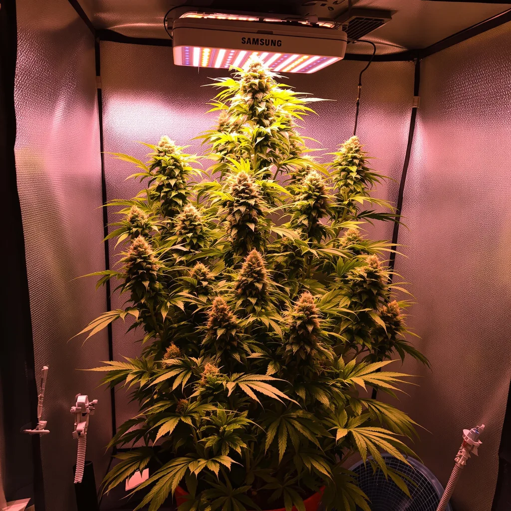 Planta de cannabis Melonade en fase de floración — 150-200 cm feminizada