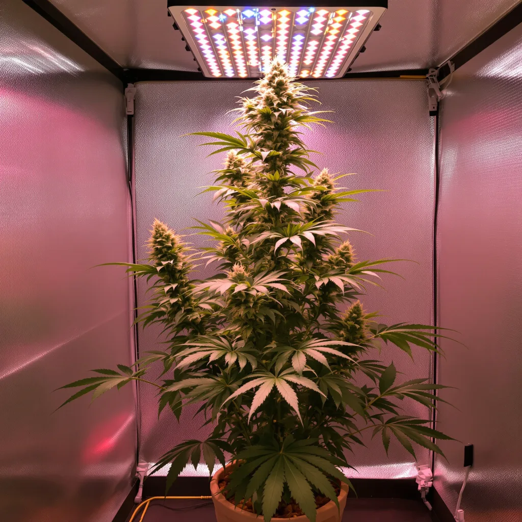 Planta de cannabis Melting Pot en fase de floración — 150-200 cm feminizada