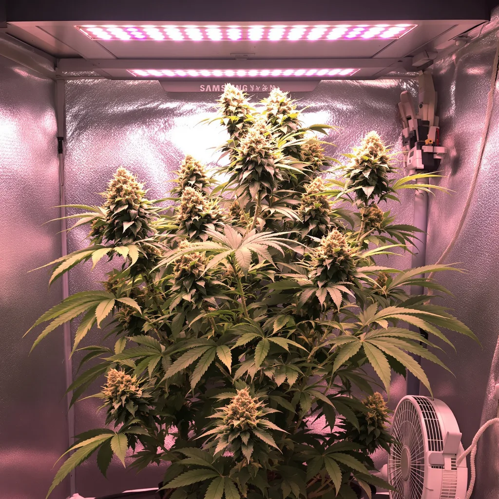 Planta de cannabis Mendo Breath en fase de floración — 120-180 cm feminizada