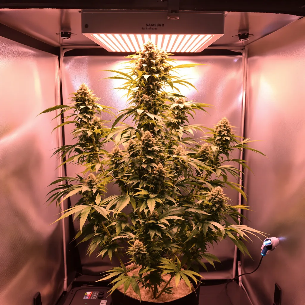 Planta de cannabis Mexican Haze en fase de floración — 150-200 cm feminizada