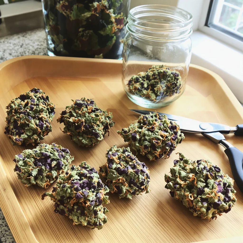 Milky Way 78% indica / 22% sativa — flor con tricomas visibles