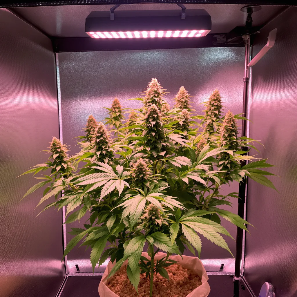 Planta de cannabis Milky Way en fase de floración — 90-130 cm feminizada