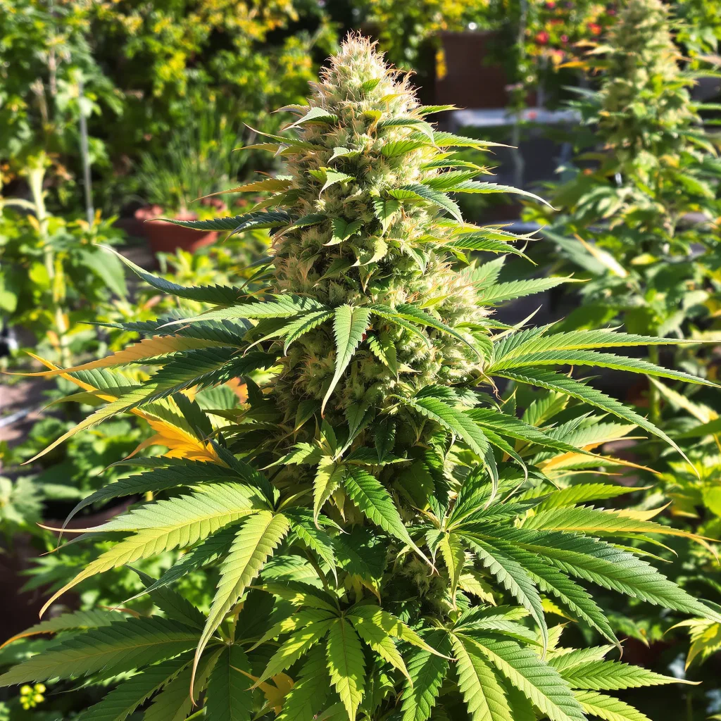 Milky Way 78% indica / 22% sativa — flor con tricomas visibles