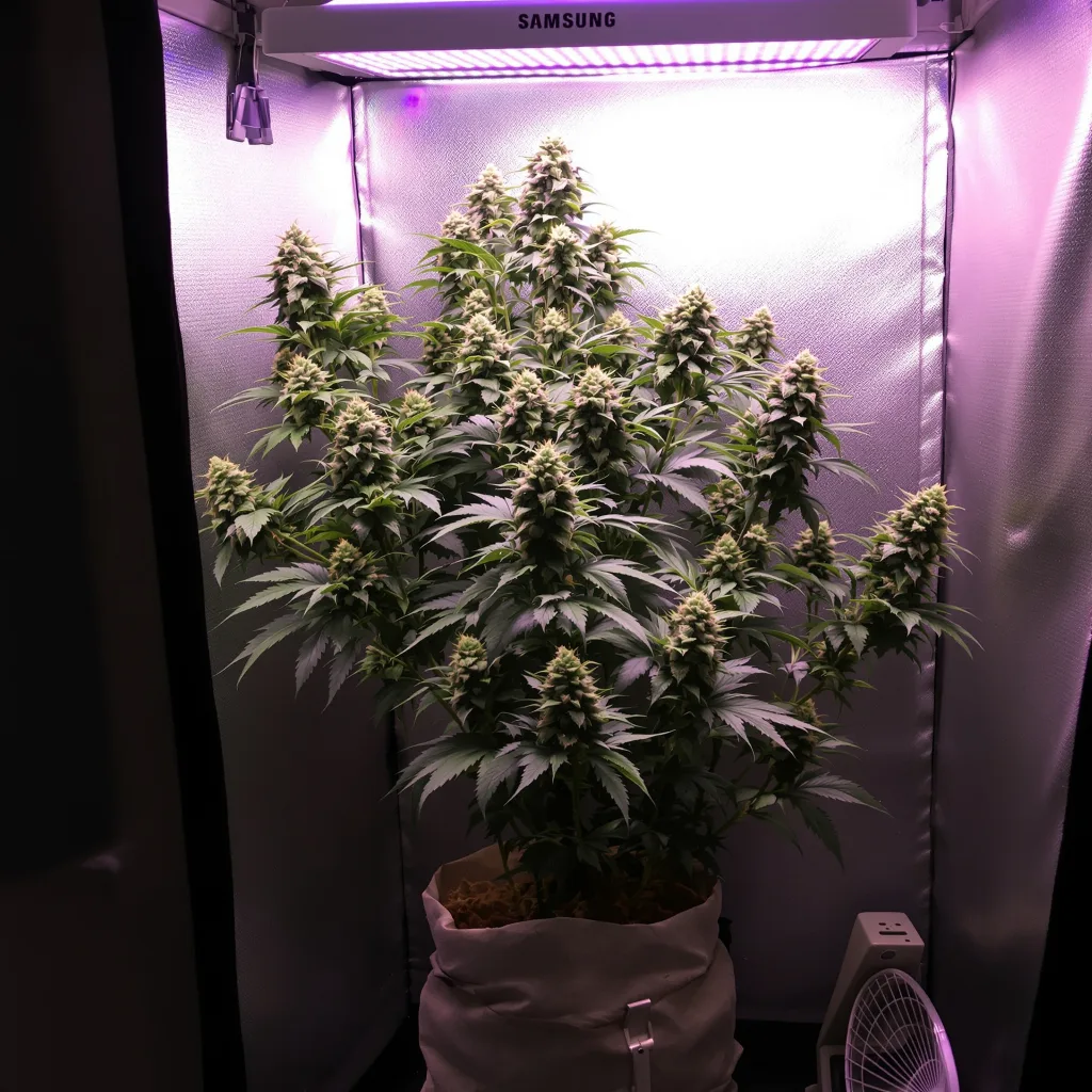 Planta de cannabis Mint en fase de floración — 120-180 cm feminizada