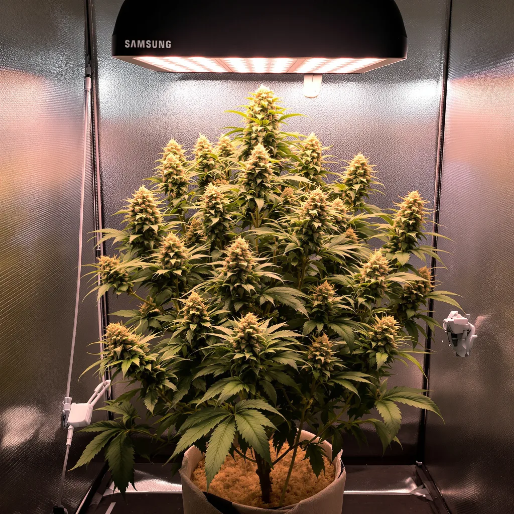 Planta de cannabis MK Ultra en fase de floración — 120-180 cm feminizada