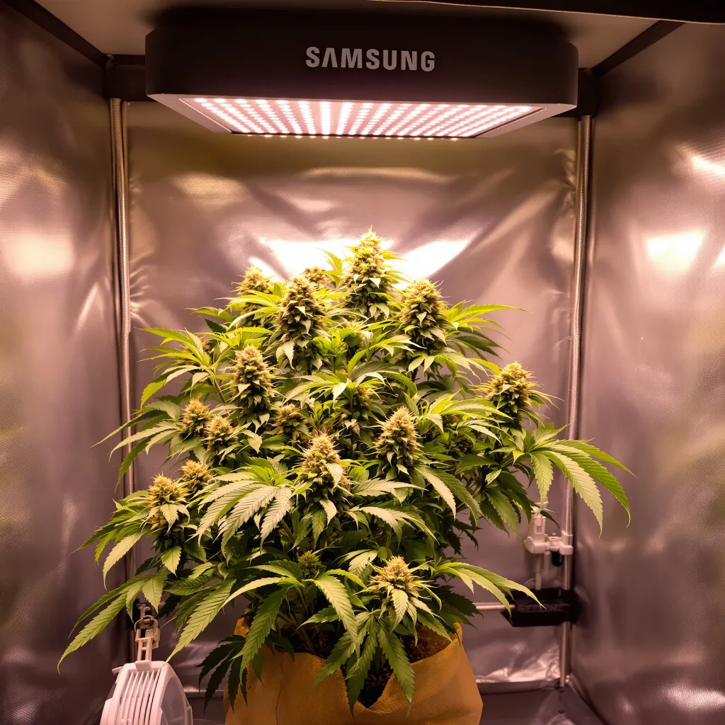 Planta de cannabis Money Maker en fase de floración — 60-100 cm autofloración