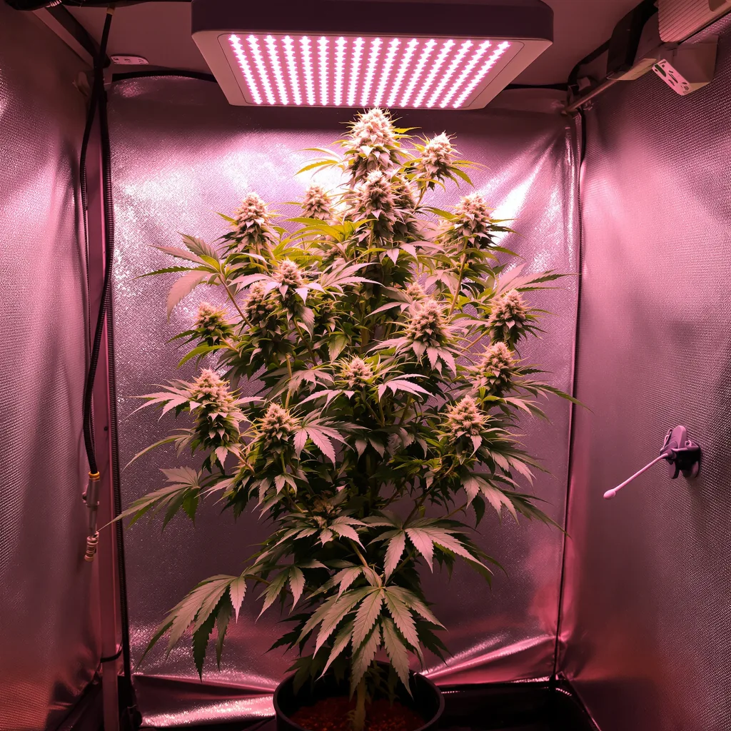 Planta de cannabis Monkey Berries en fase de floración — 120-180 cm feminizada