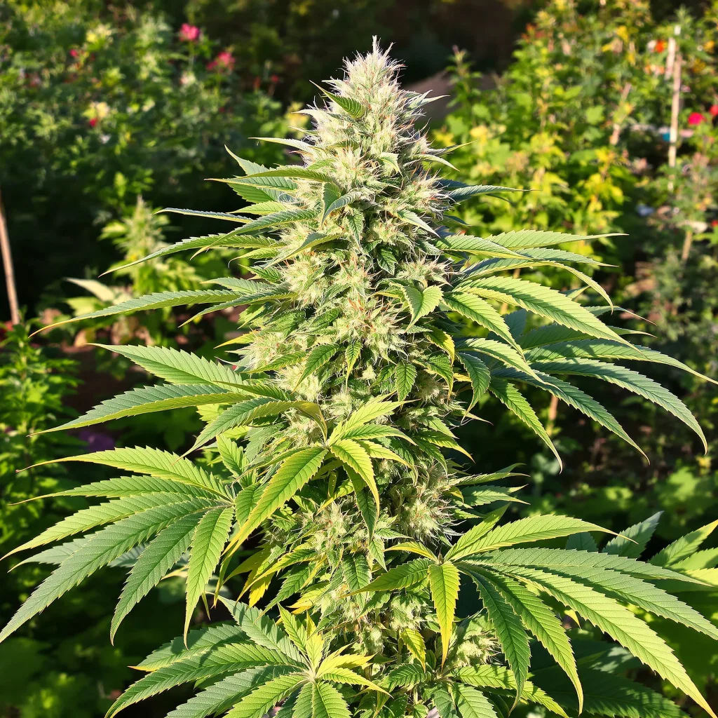 Monster Cookies 80% indica / 20% sativa — flor con tricomas visibles