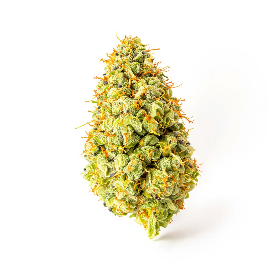 Montana Silvertip 25% indica / 75% sativa — flor con tricomas visibles