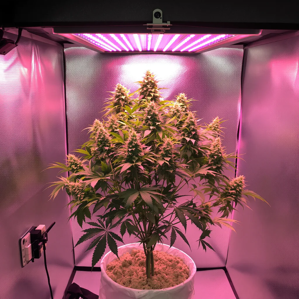 Planta de cannabis Motavation en fase de floración — 60-100 cm autofloración