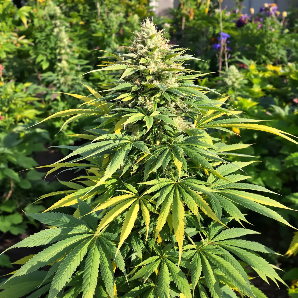 Mother of Berries 82% indica / 18% sativa — flor con tricomas visibles