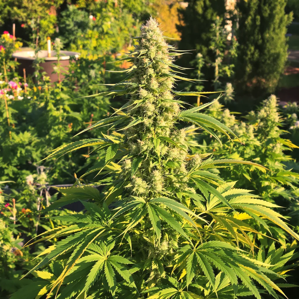 Motorbreath #15 62% indica / 38% sativa — flor con tricomas visibles