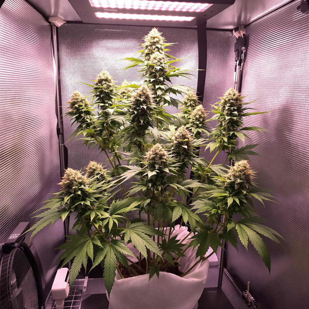 Planta de cannabis Mt. Rainier en fase de floración — 120-180 cm feminizada