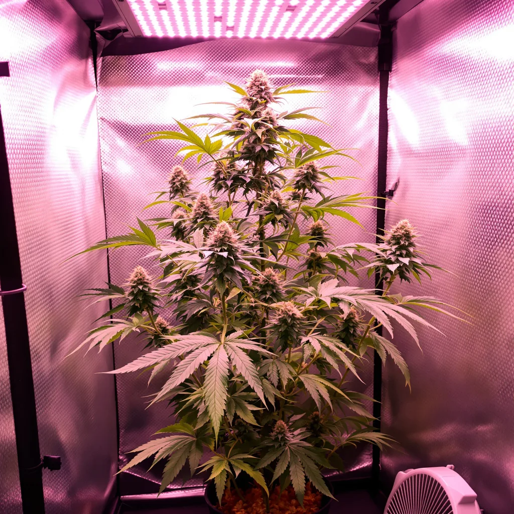 Planta de cannabis Neville's Haze en fase de floración — 150-200 cm feminizada