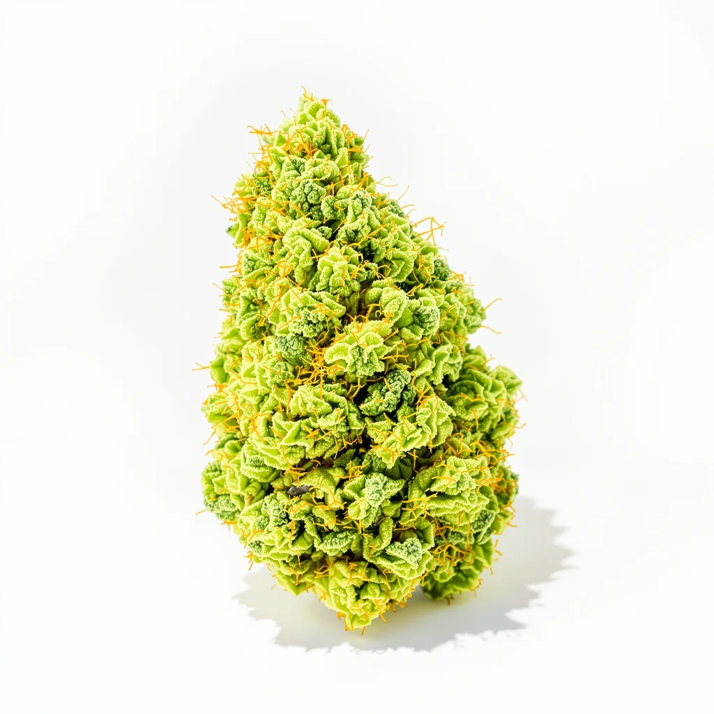 Neville's Haze 20% indica / 80% sativa — flor con tricomas visibles