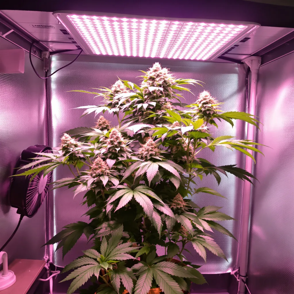 Planta de cannabis Night Nurse en fase de floración — 90-130 cm feminizada