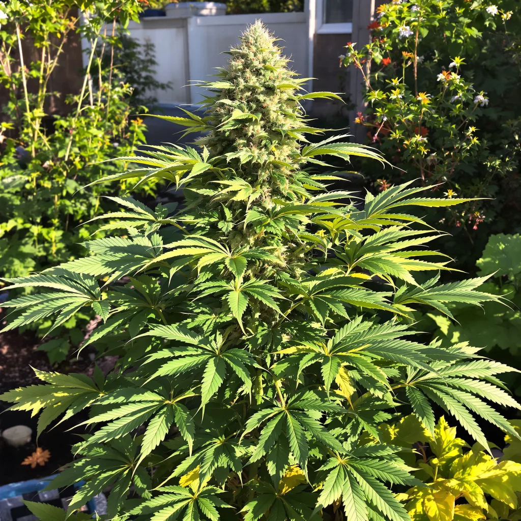 Night Nurse 82% indica / 18% sativa — flor con tricomas visibles
