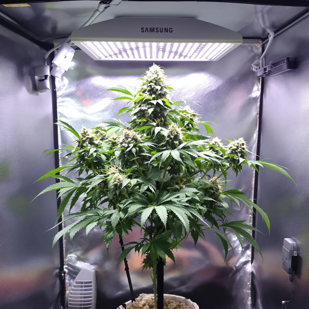 Planta de cannabis Nordle CBD en fase de floración — 120-180 cm feminizada