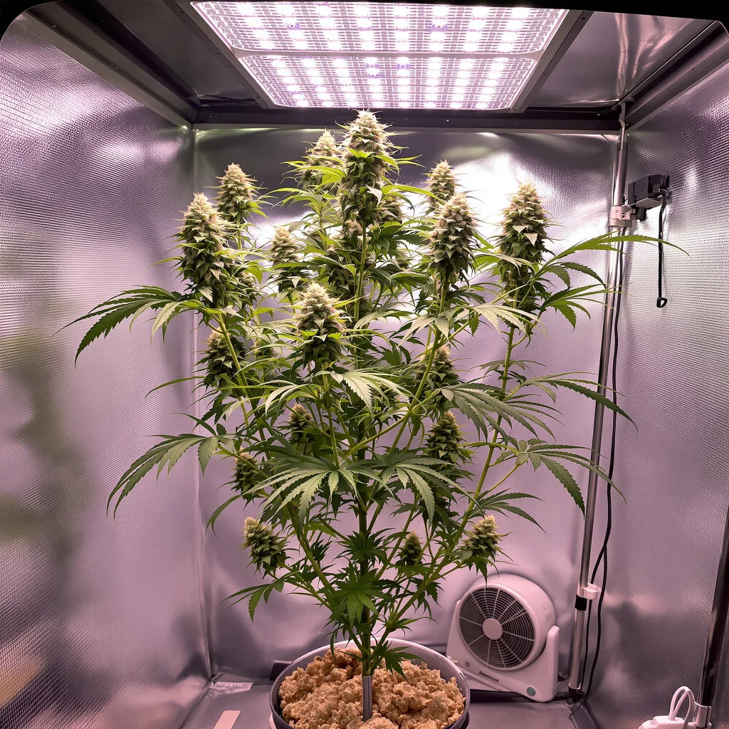 Planta de cannabis Nordle en fase de floración — 120-180 cm feminizada