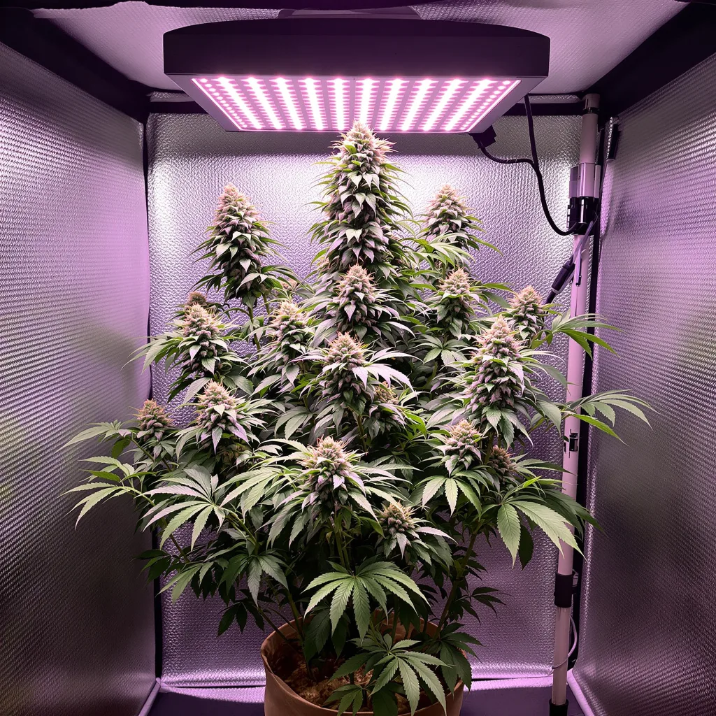 Planta de cannabis Northern Cream en fase de floración — 120-180 cm feminizada