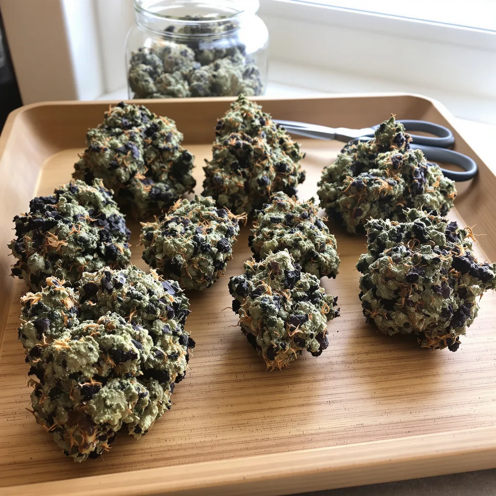 Northern Lights 81% indica / 19% sativa — flor con tricomas visibles