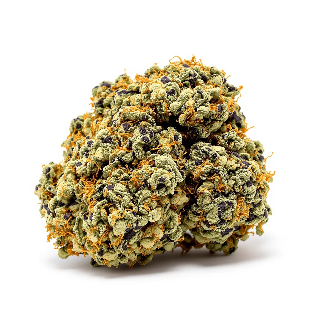 Northern Lights 81% indica / 19% sativa — flor con tricomas visibles
