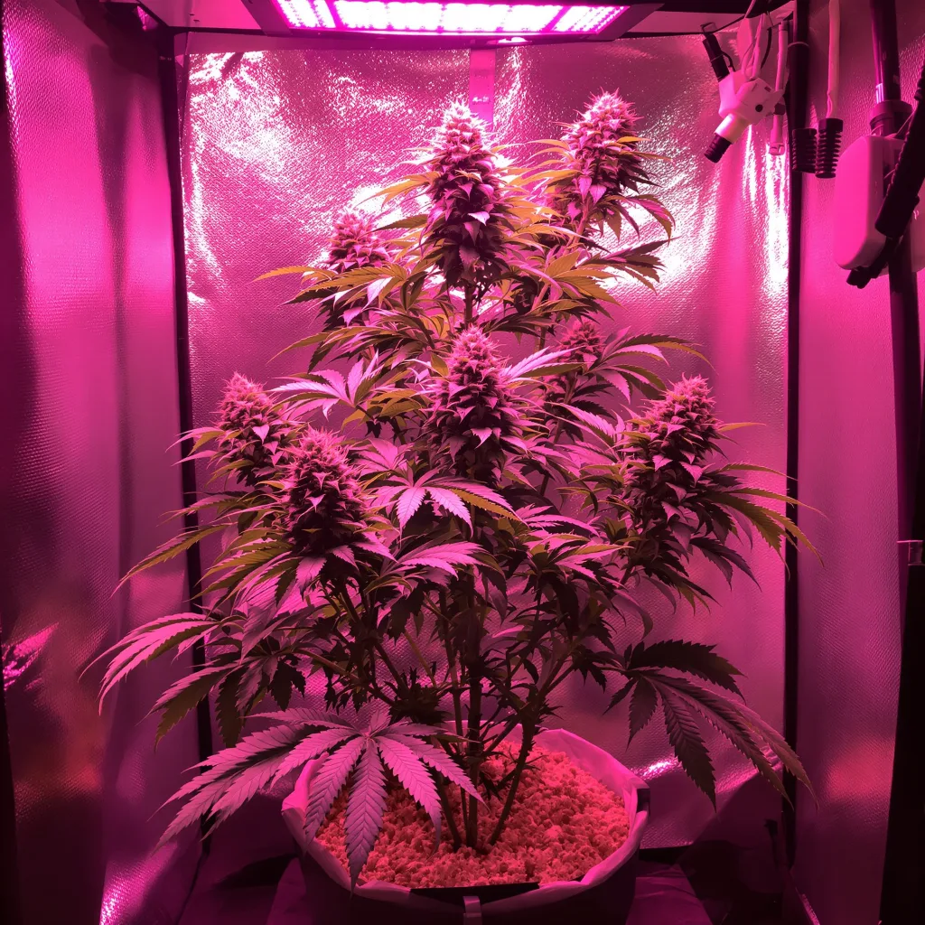 Planta de cannabis Northern Sunrise en fase de floración — 90-130 cm feminizada