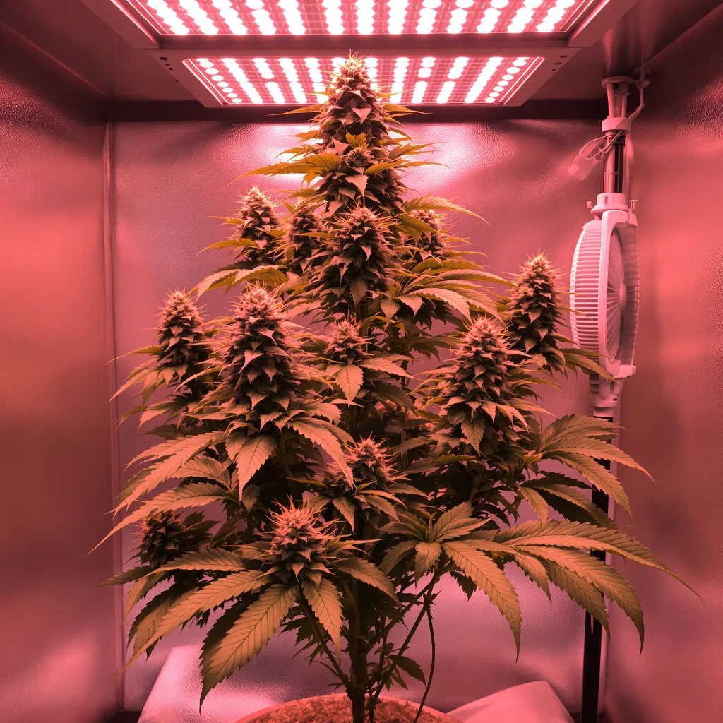 Planta de cannabis Obama Kush en fase de floración — 90-130 cm feminizada